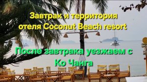 38 серия. Отель Coconut. После завтрака уезжаем с  острова. Индивидуальный трансфер в Паттайю.