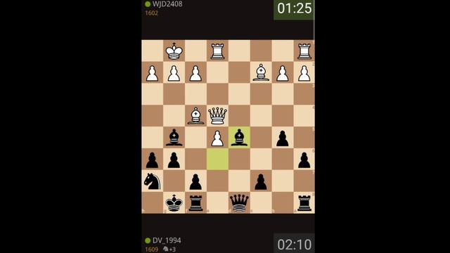 Шахматы. Мощная партия