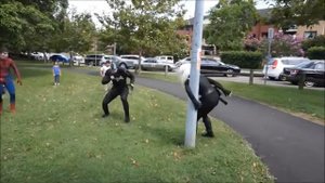 Venom BathTime ft Spiderman in Real Life - Fun Superhero Bath Time Movie