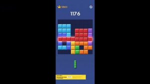 Block Blast ровная фигура