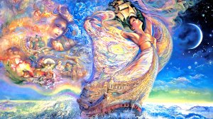 Многомерный мир в картинах Жозефины Уолл, видео-анимация Татьяны Трубеевой