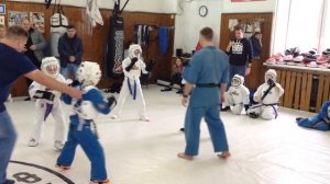 Кудо - дети готовятся к соревнованиям