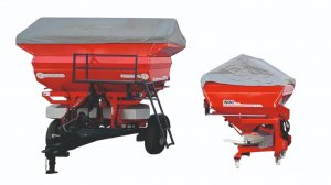 Разбрасыватели минеральных удобрений CGSA 1500 и AGH 2500 от «AGROHASAT»