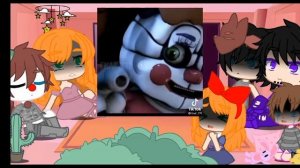 Реакция афтон фемели + эндард на меме и тт 2/2