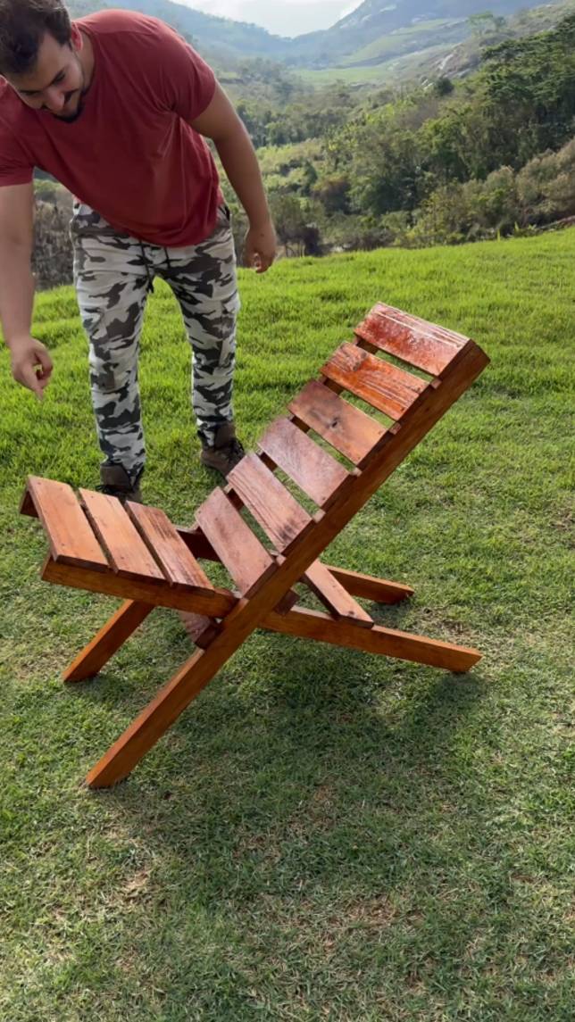 🔨Компактный стул своими руками! #shorts #garden #советы