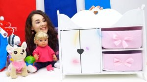 Как Мама — Новая кровать для Беби Бон Эмили — Игры с Беби Бон для девочек и распаковка игрушек