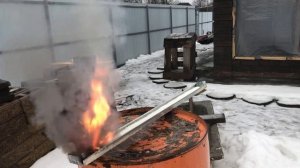 Как горит селитра с сахаром!смотреть до конца