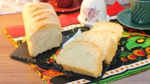 Белый хлеб домашней выпечки