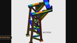 Расчет фермы с помощью МКЭ