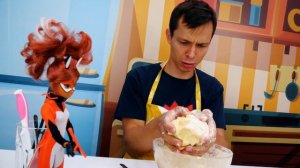 Леди Баг  и Супер Кот. Угощение для Рены Руж. Печенье для детей.