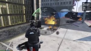GTA 5  Алфа-патрул: ограбление банка перестрелки в городе GTA 5 МОДЫ