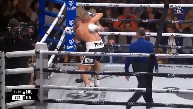 Jake Paul vs Nate Diaz Full Fight | Highlights #jakepaul