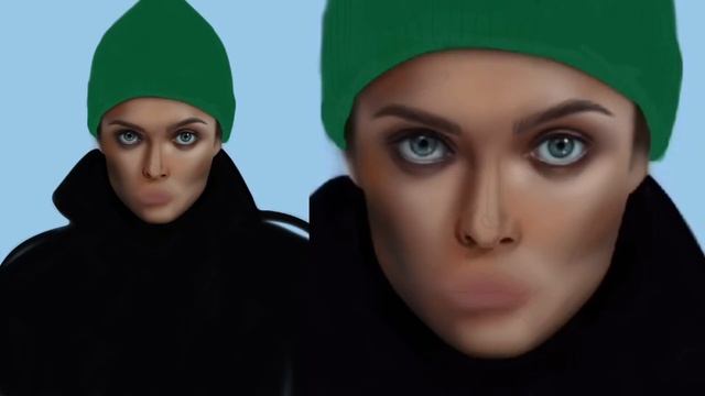 LIZA ADAMENKO портрет/ Procreate/ Digital art смотреть онлайн