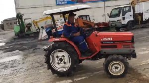 Японский мини трактор SHIBAURA D228 - тестирование.