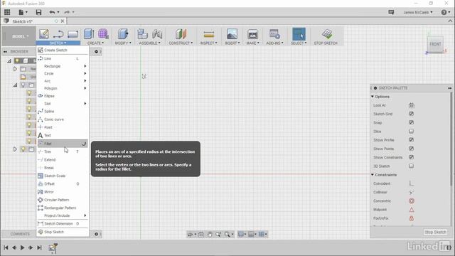 Curso de Fusion 360 (10/32) - Crear Un Boceto Nuevo Sketch смотреть онлайн
