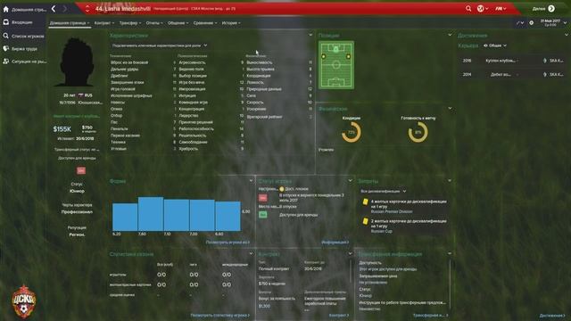 Эксперименты в FM 2015: Создаём нового русского Месси