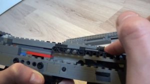 Working lego Saiga-12 (spring powered) and hk M416 v.2