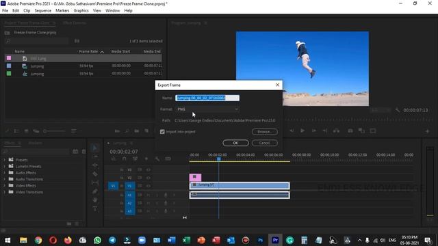 Freeze Frame Clone effect in Premiere Pro in Tamil смотреть онлайн
