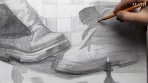 Как нарисовать натюрморт карандашом ✎ Подробный онлайн урок по академическому рисунку