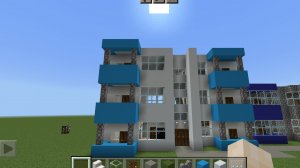 постройка города в Майнкрафт#7.Пятиэтажка