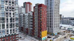 Ход строительства ЖК "Русь". Февраль 2025