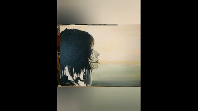 Портрет "Деувушка" масло, холст 40*30 мое представление в голове! моя любимая работа! смотреть онлайн