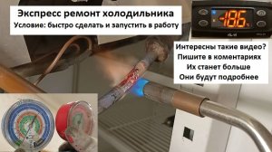 Экспресс ремонт холодильника