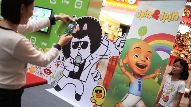 Upin & Ipin Official LINE & Stickers Launching смотреть онлайн