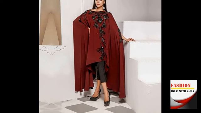 Modern Stylish Poncho Design Dress | Beautiful Cape Dress Designs смотреть онлайн