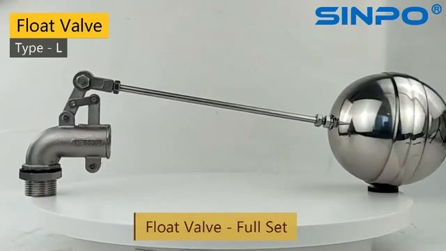 Type L stainless steel float valve for water tank смотреть онлайн
