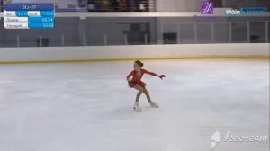 Софья Акатьева. Произвольная программа. Кубок Москвы по фигурному катанию на коньках 2020г.
