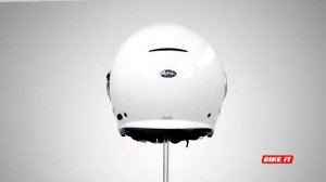 Airoh Helios Open Face Helmet - Gloss White (360 Spin)