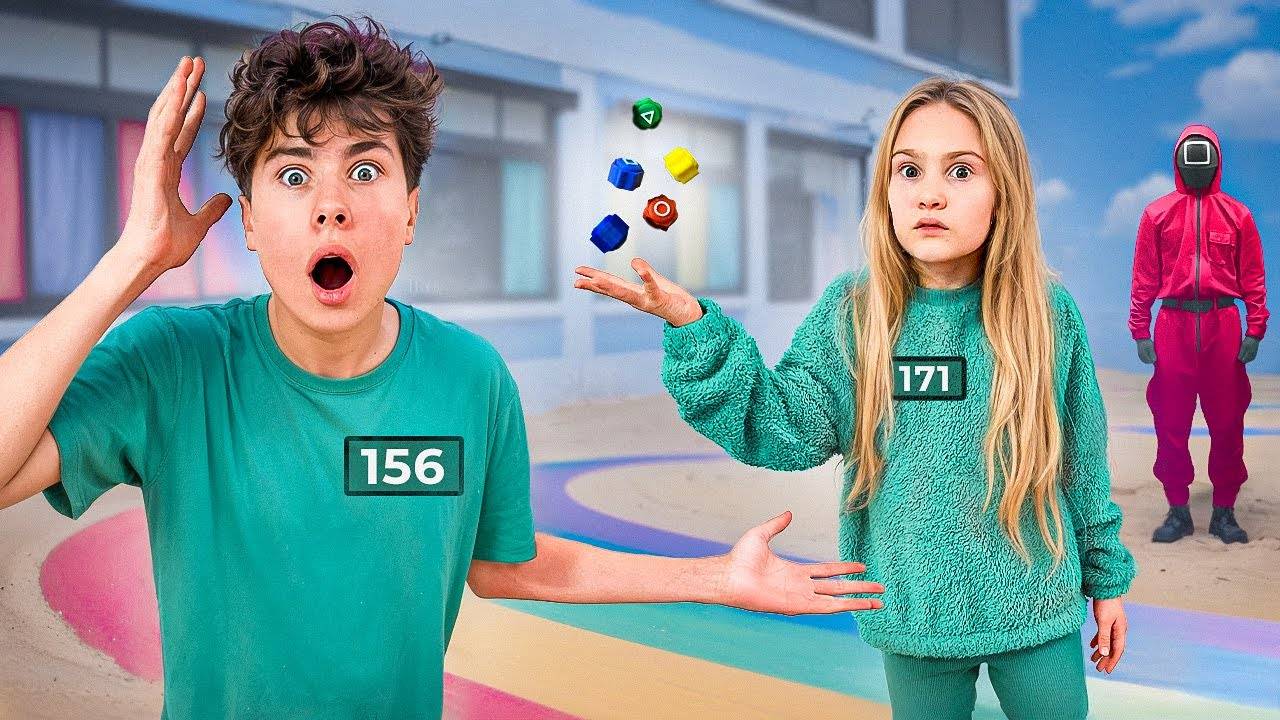 ИГРА В КАЛЬМАРА у нас дома в реальной жизни - Fast Sregey