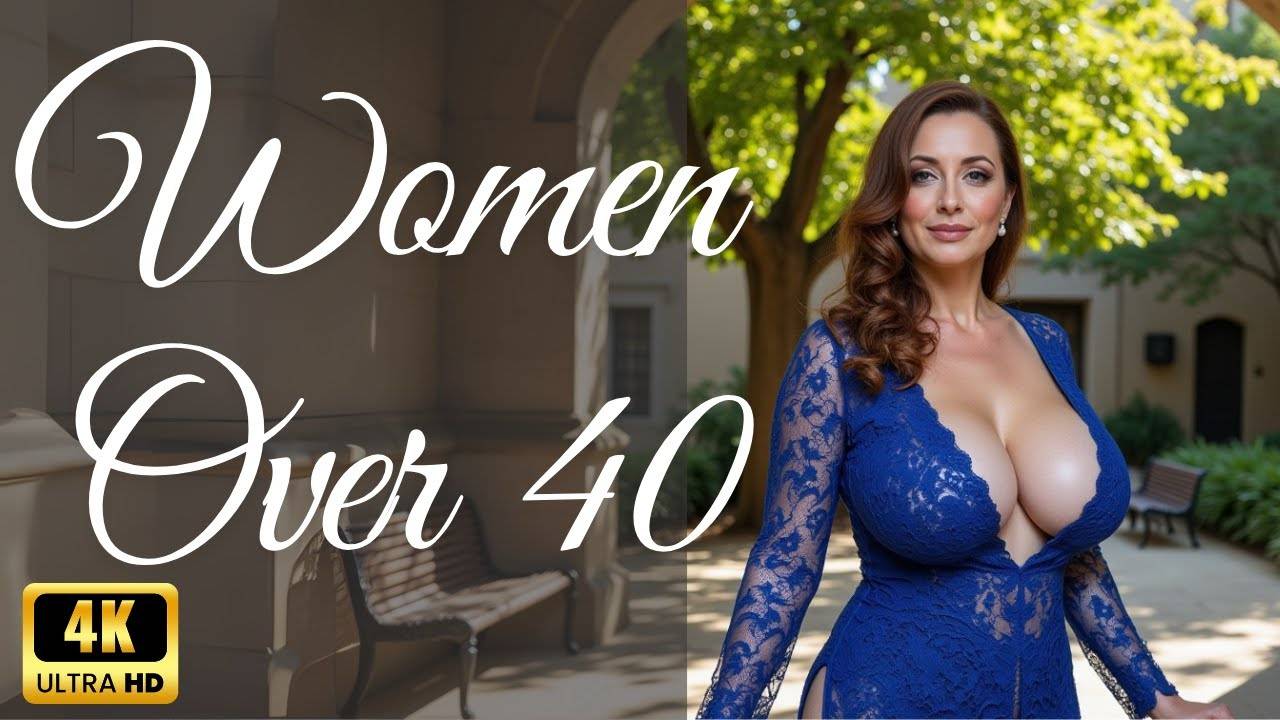 Natural Older Women Over 40 Attractively Dressed Classy Shine In Lace Dresses смотреть онлайн