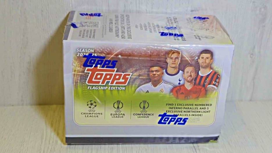 Topps UEFA Club Competitions 2024-2025 - открываем 1 бокс #3 смотреть онлайн