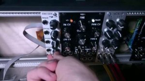 Модульный синтезатор. Демо работы VCA и ADSR