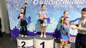 Поберская София. Выступление на Фестивале Буревестник 02 марта 2025 г. Категория Юный фигурист.