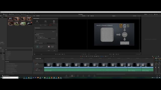 What is transcoding Video?  How to do it and why in Davinci Resolve 15