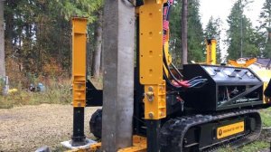 Испытания сваебойной установки Baumatik 400 TM.