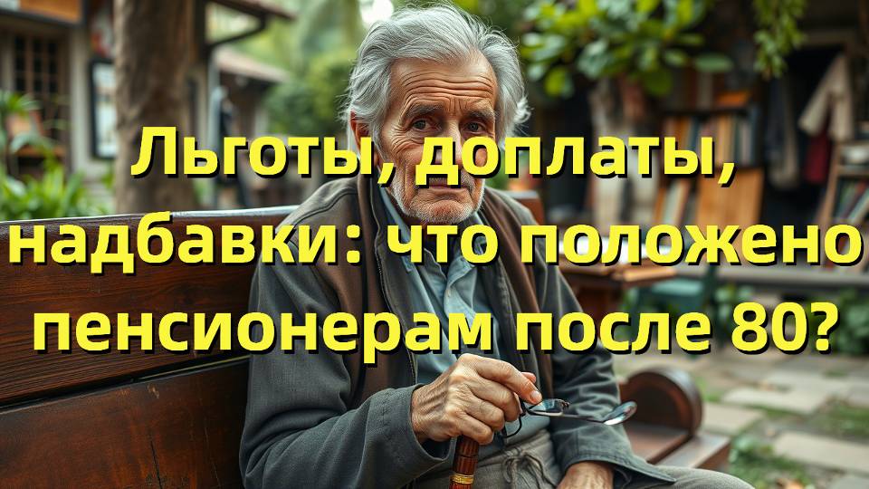 Повышенная пенсия после 80 лет в 2025 году: льготы, доплаты и надбавки для пенсионеров в России