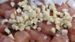 Запеканка из куриной грудки с кабачком