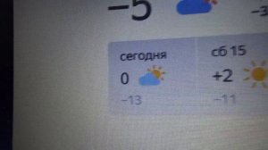 Весна в разгаре! Вот такая погода у нас 14 марта.