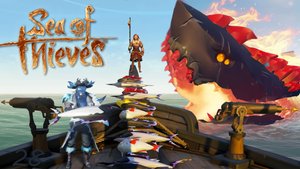 Элитная рыбалка и огненный Мегалодон – Sea of Thieves #28