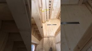 Мобильная баня из оцилиндрованного бревна