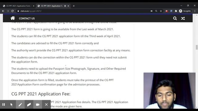 CG PPT 2021 - Notification, Dates, Application, Eligibility, Admit Card, Pattern, Syllabus, Result