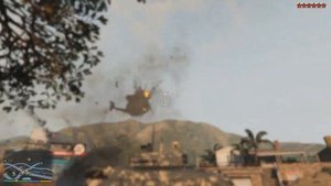 GTA V Rhino Tank Rampage + 10 Star Wanted Level Escape(RDE 4.0)