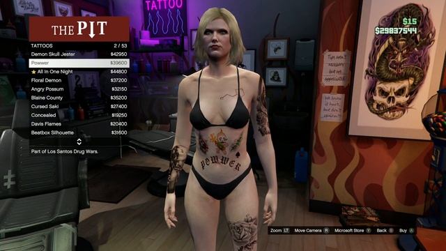 GTA ONLINE: Los Santos DLC Update all tattoos!! #gta #gtaonline #gtaupdate