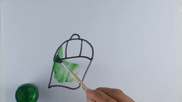 Bolalar uchun oson kepka rasm chizishCap drawing for children