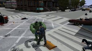 STRYKER (Mortal Kombat) VS THE INCREDIBLE HULK - EPIC BATTLE - GTA IV
