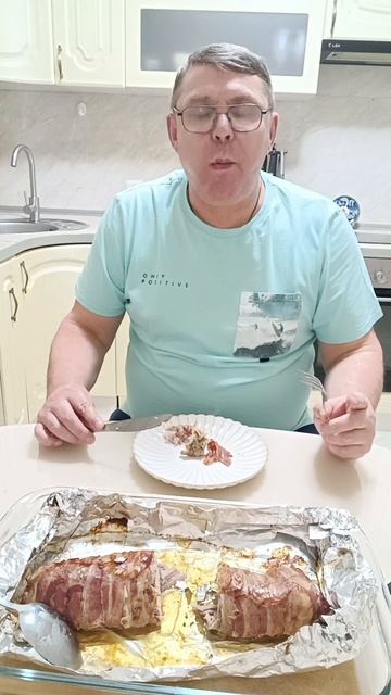 Ну Оооочень вкусная Свиная вырезка в Беконе. смотреть онлайн